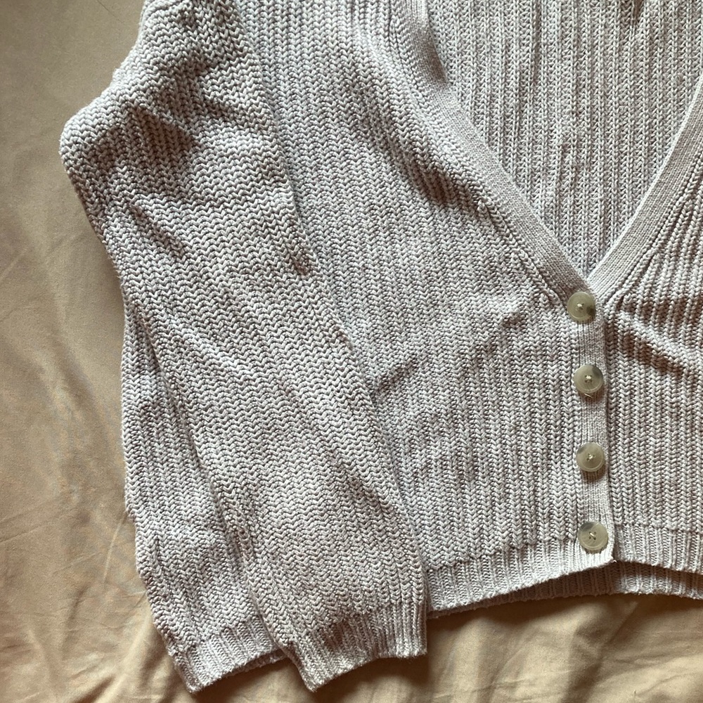 Boxy cropped cardigan